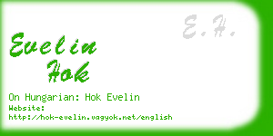 evelin hok business card